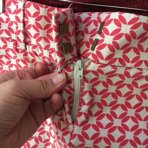 • ann taylor LOFT cute print cotton shorts • - Picture 5 of 6